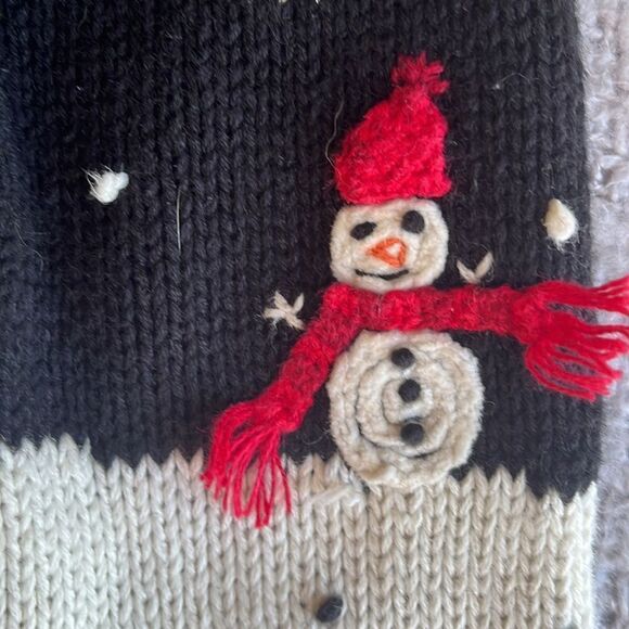 Adorable Kids Holiday Snowman ☃️ Cardigan Sweater size 6X - Picture 7 of 7
